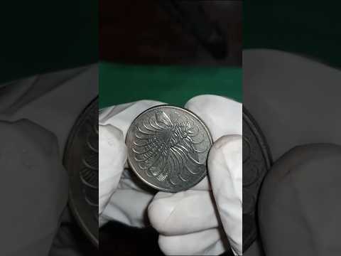 50 Cents Old and Rare Coin of Singapore #coin #rarecoins #shorts #short #tiktok#tanger #subscribers