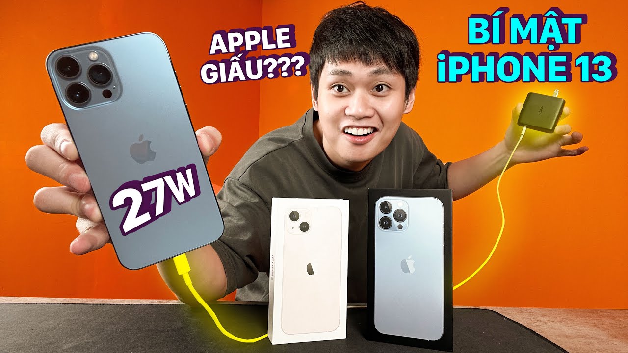 TOP 5 "BÍ MẬT" APPLE GIẤU BẠN VỀ iPHONE 13 PRO MAX: SẠC NHANH GẦN 30W…