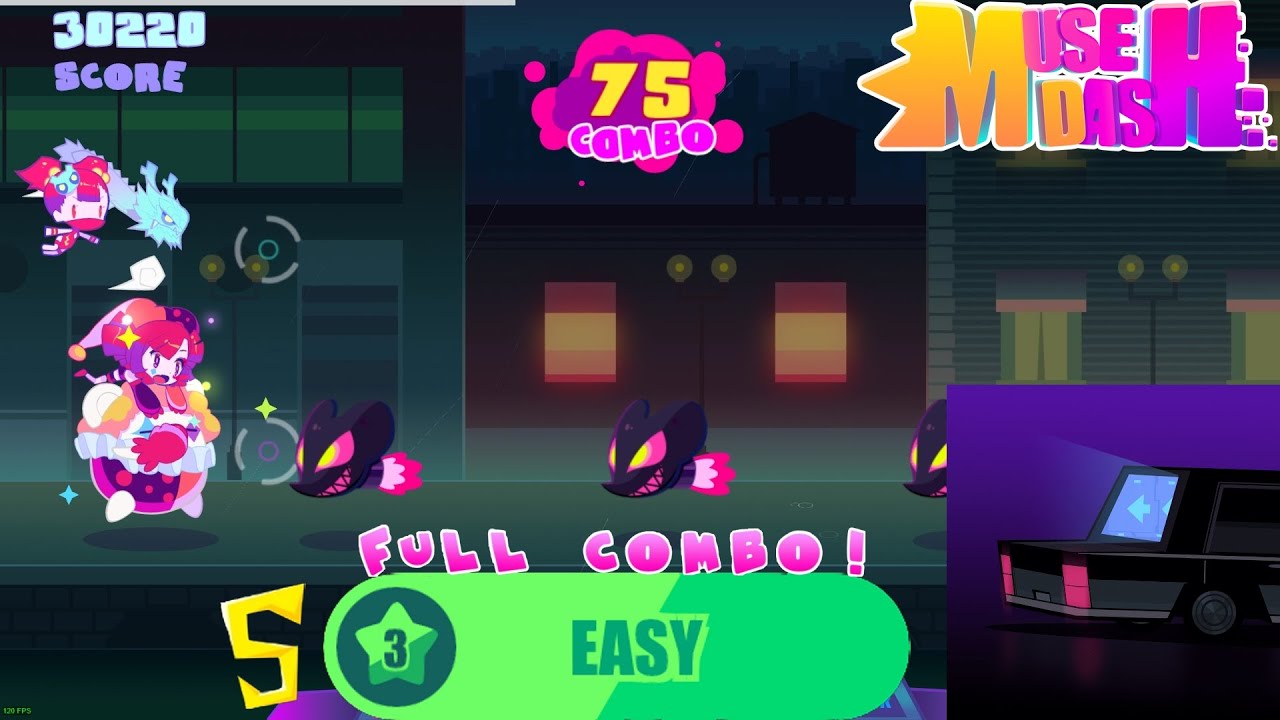 Muse Dash | Blackest Luxury Car | Easy 3☆ | All Perfect - YouTube