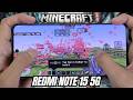 REDMI NOTE 15 5G Test Game MINECRAFT | Snapdragon 6 Gen 3