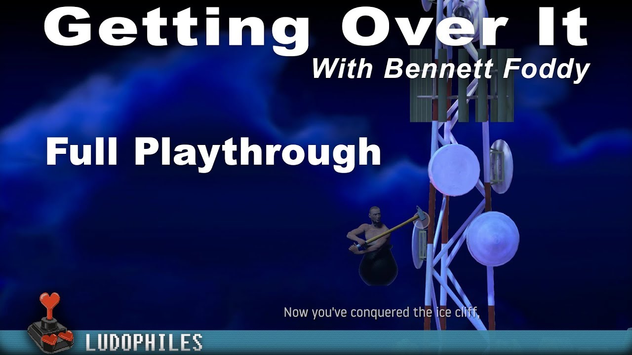 Getting Over It With Bennett Foddy Full Playthrough Ending Excl Reward Extra Snake Ride Youtube