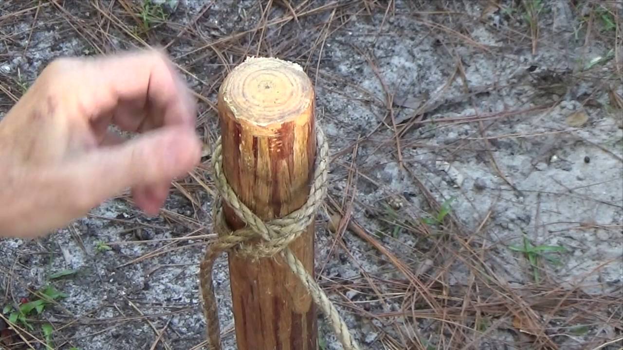 How to Tie and Use the Clove Hitch and Half Hitches YouTube