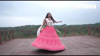 White & Pink Graceful Georgette Lehenga | Suvidha Fashion screenshot 4