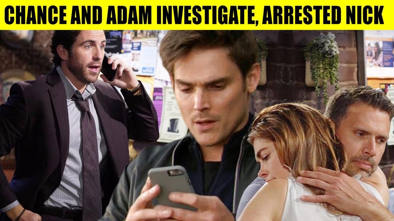 CBS Y&R Spoilers Adam will help Chance investigate Ashland's death, and Nick and Nick are scared