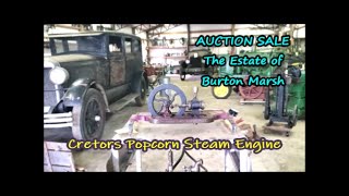 Cretors Popcorn Steam Engine auction sale HIT & MISS