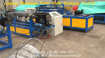 Chain Link Machine Working Deails How To Make Weave Mesh