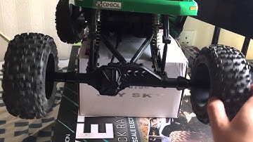 axial yeti with rear differential gear