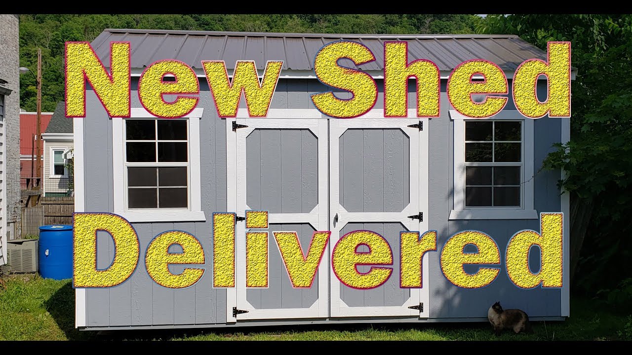 New Shed Delivered Old Hickory Buildings YouTube