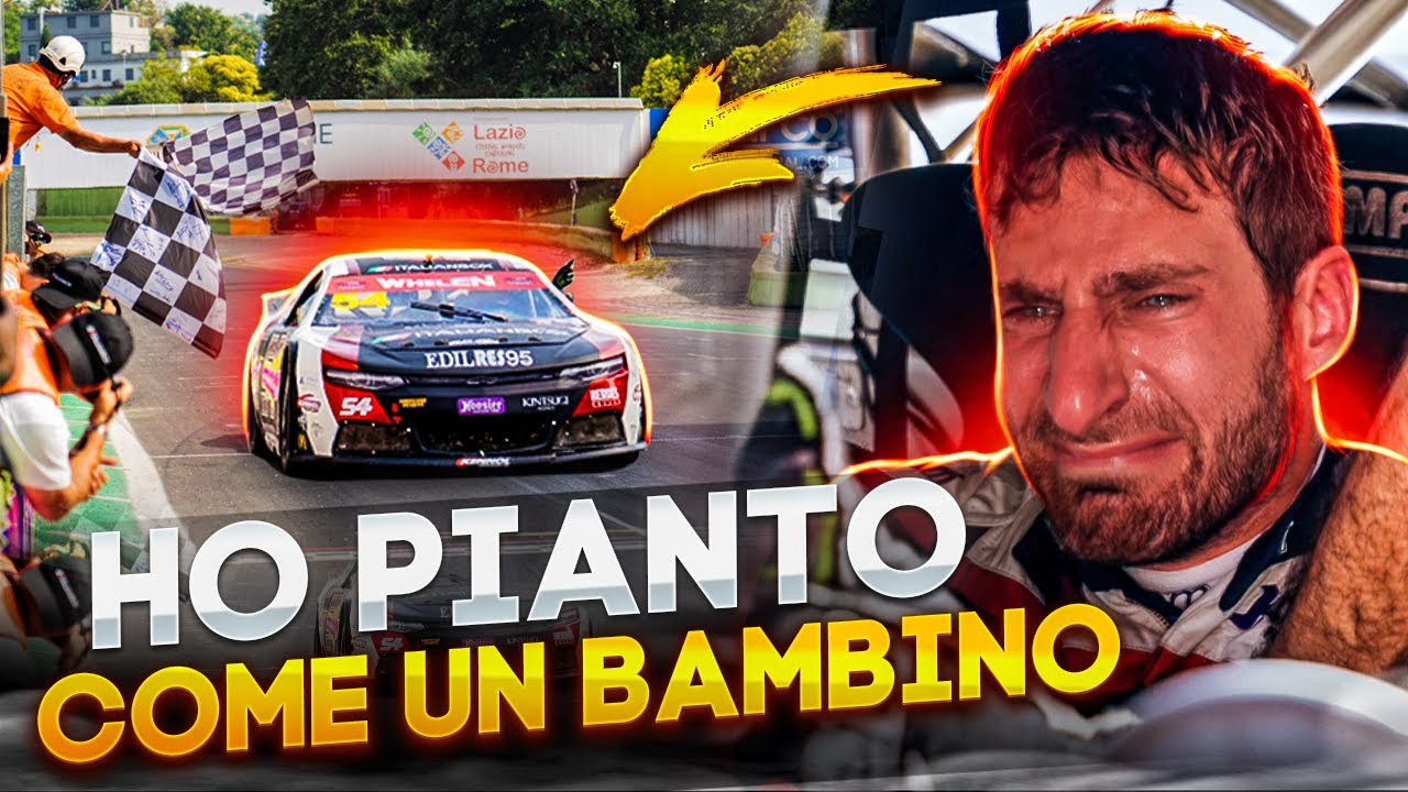 HO PIANTO come non mai - EuroNASCAR Vallelunga Gara 1 - YouTube