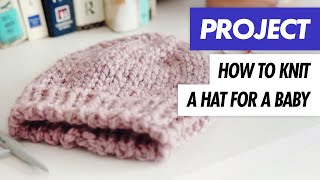 How to KNIT a BABY HAT