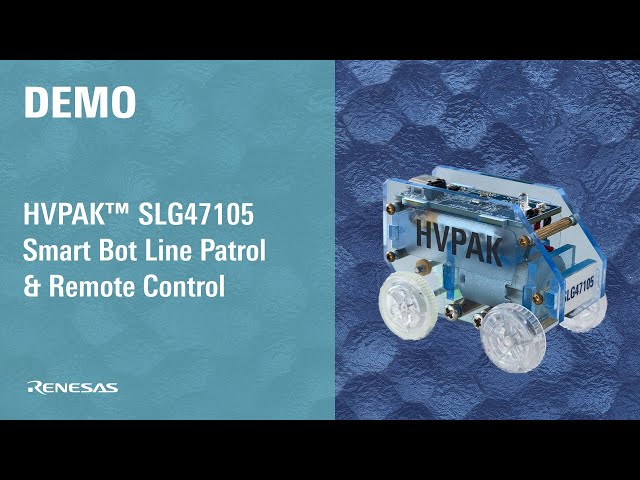 Smart Bot Motor Control with BLE Connectivity using DA14531 Module and SLG47105V HVPAK