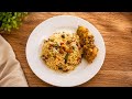 ভেজিটেবল ফ্রায়েড রাইস এবং চিকেন কষা💞#cookingshorts #food #recipe 