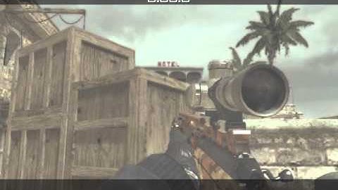 Great Final Kill - Lucky Shot - MSR - Mw3