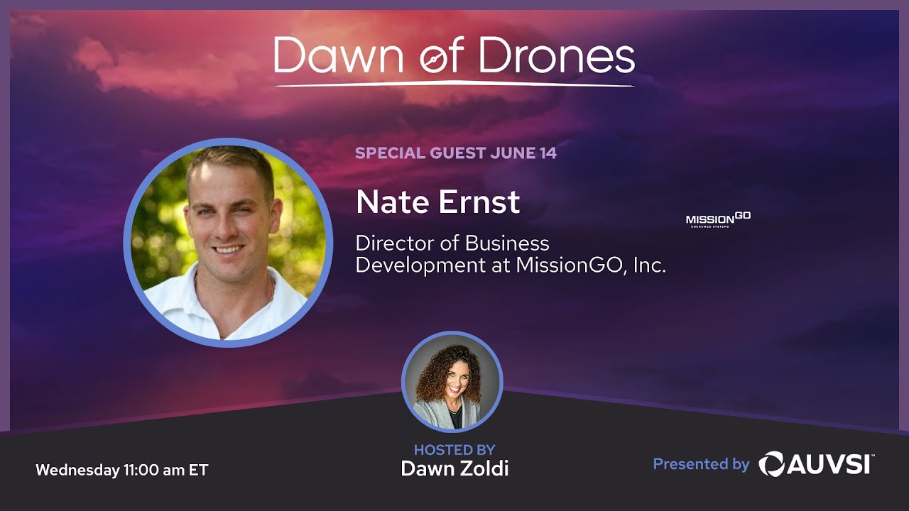 Nate Ernst, Director of Business Development, MissionGO, Inc. | Dawn of Drones | Episode 98