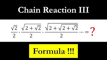 Chain Reaction! A Beautiful Formula of Pi !