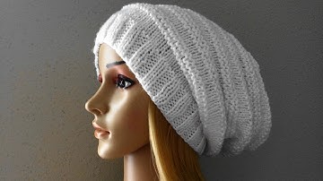 How To Knit A Slouchy Hat, Lilu