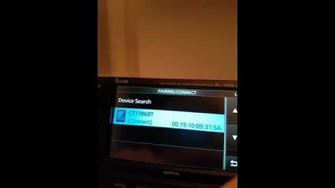 IC-705 BT paired with VE2DX hub issue