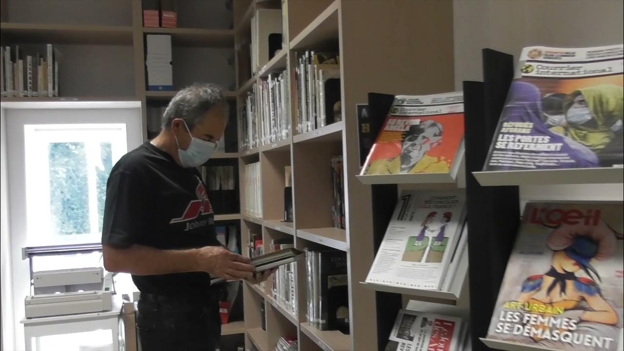 Présentation de la bibliothèque de l'école des beaux-arts de Beaune