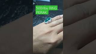 Jenis chrome chalcedony model TEROMPAH RING size 14  khusus jari kelingking karena pakaian pribadi