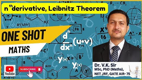 nth derivative | Leibnitz Theorem I L-01 | Successive Differentiation | One Shot | Maths-1 vkmpoint