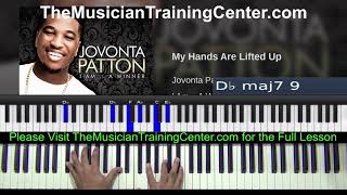 Video thumbnail of "Piano: How to Play "My Hands Are Lifted Up" by Jonvonta Patton"