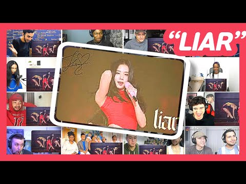 BLACKPINK (JISOO) SOLO “LIAR” REACTION MASHUP