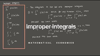 Improper Integrals