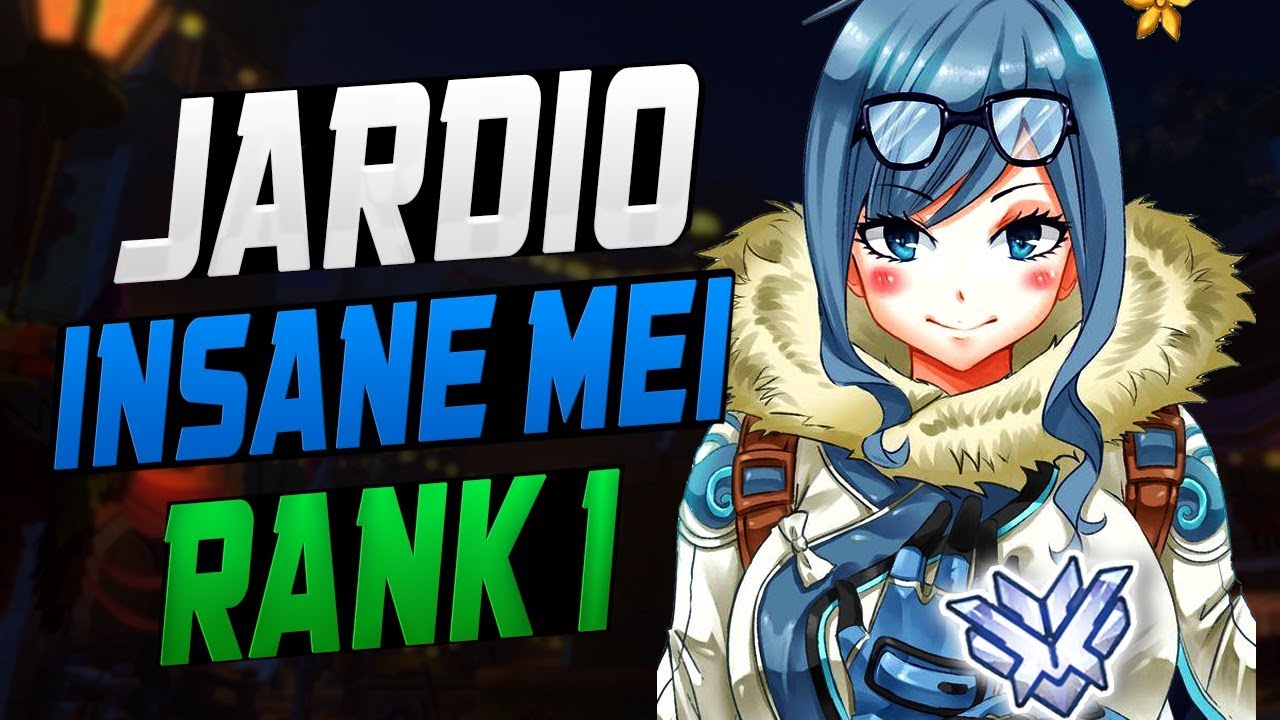 JARDIO WORLD RANK #1 MEI! 34 ELIMS! [ OVERWATCH SEASON 10 TOP 500 ]