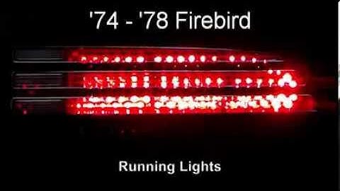 1974 - 1978 Firebird Sequential LED Tail Lights by Easy Performance Products