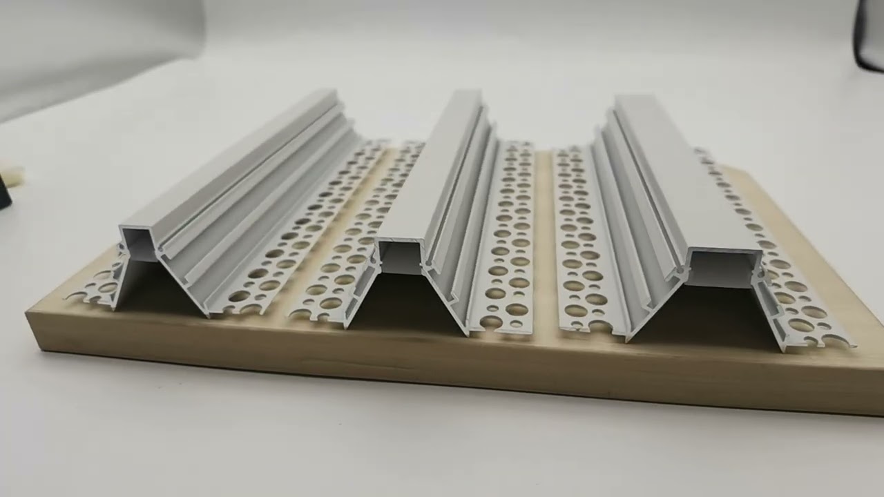 Plastering installation Aluminum Profiles for Ceiling Light!