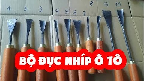 Bộ Đục 10 món làm từ nhíp ô tô. Đặt mua liên hệ: 0988449791