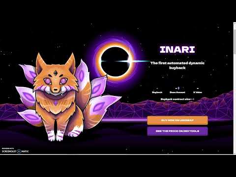 Inari Token - Enter the Metaverse -  Dynamic Buyback