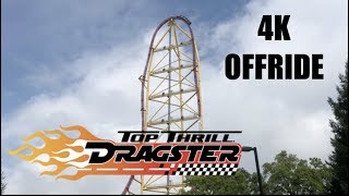 Top Thrill Dragster 4K Offride (rollback) Video August 2019 - Cedar Point Intamin Strata Coaster