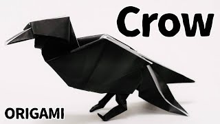 Origami Crow -How to make- 折り紙 カラス 烏 折り方