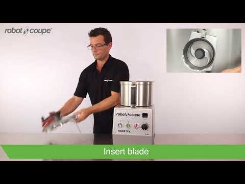Robot-Coupe Food-Processors R 502 R 502 V.V R 702 R 702 V.V Assembly and operation