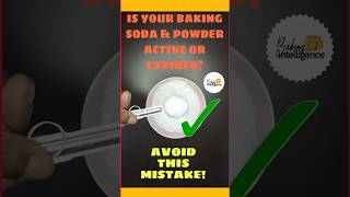 AVOID THIS MISTAKE! HOW TO CHECK IF YOUR BAKING SODA & BAKING POWDER IS EXPIRED OR ACTIVE.🎂🧁🍰✅