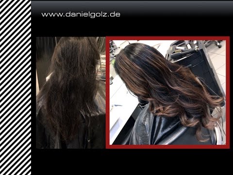 Einfache Balayage Technik Daniel Golz Youtube