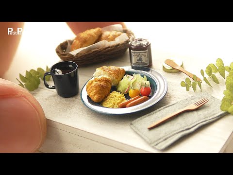 Making miniature croissant plates and jam jars | 1:12 Scale