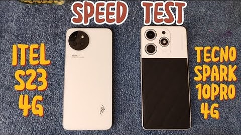 Itel s23 4g vs. Tecno Spark 10 pro 4g | Speed Test using DATA