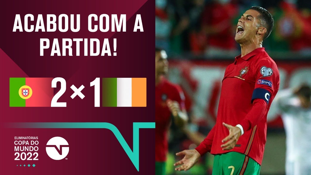 GOL HISTÓRICO! CR7 DECIDE E SE TORNA O MAIOR DA HISTÓRIA! PORTUGAL 2 X 1 IRLANDA | MELHORES MOMENTOS