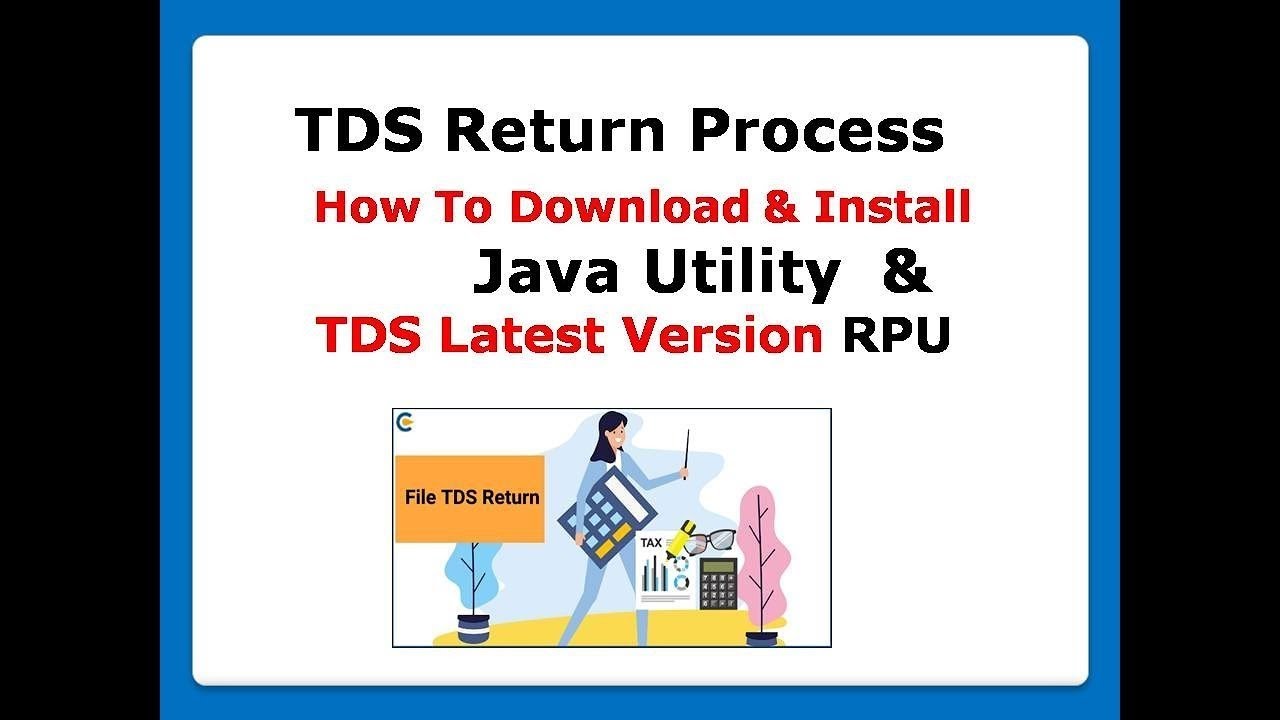 How to download Java Utility for TDS/TCS Return I Java Utility: Step-by ...