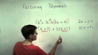 Introductory Algebra - Factoring - 4 Terms by Grouping