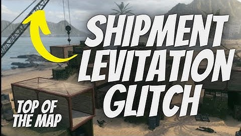 Vanguard: shipment levitation glitch spot!!! On top of the map!!!!