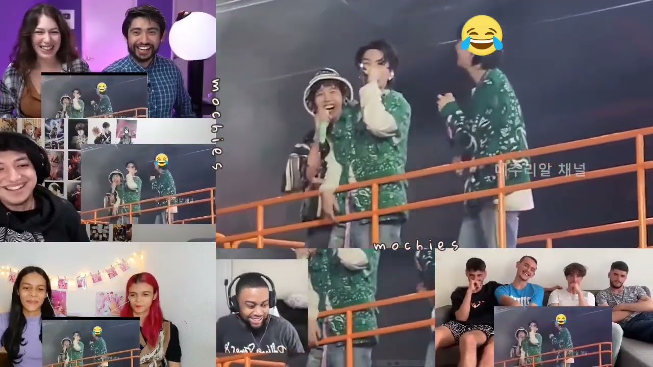 BTS mistakes on stage  reaction mashup