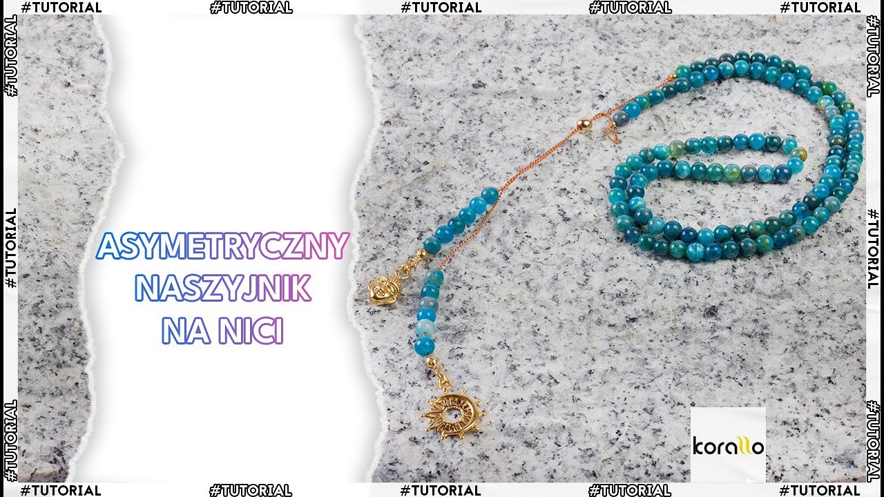 Jak zrobić regulowany naszyjnik na nici jedwabnej? - #BiżuteryjneABC34