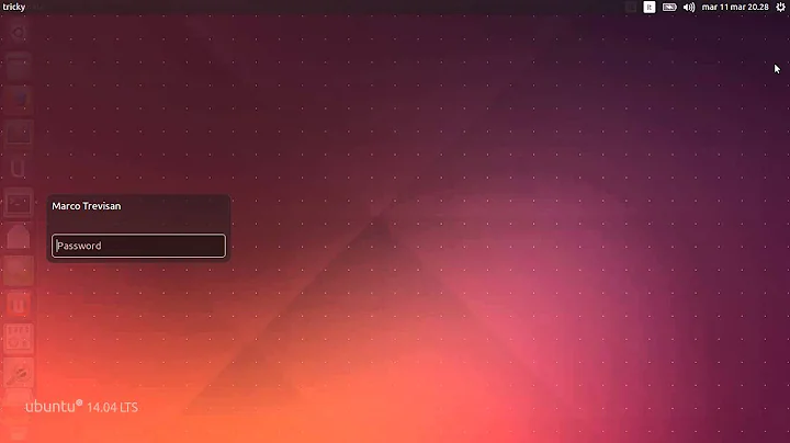 Unity Lock Screen for Ubuntu 14.04