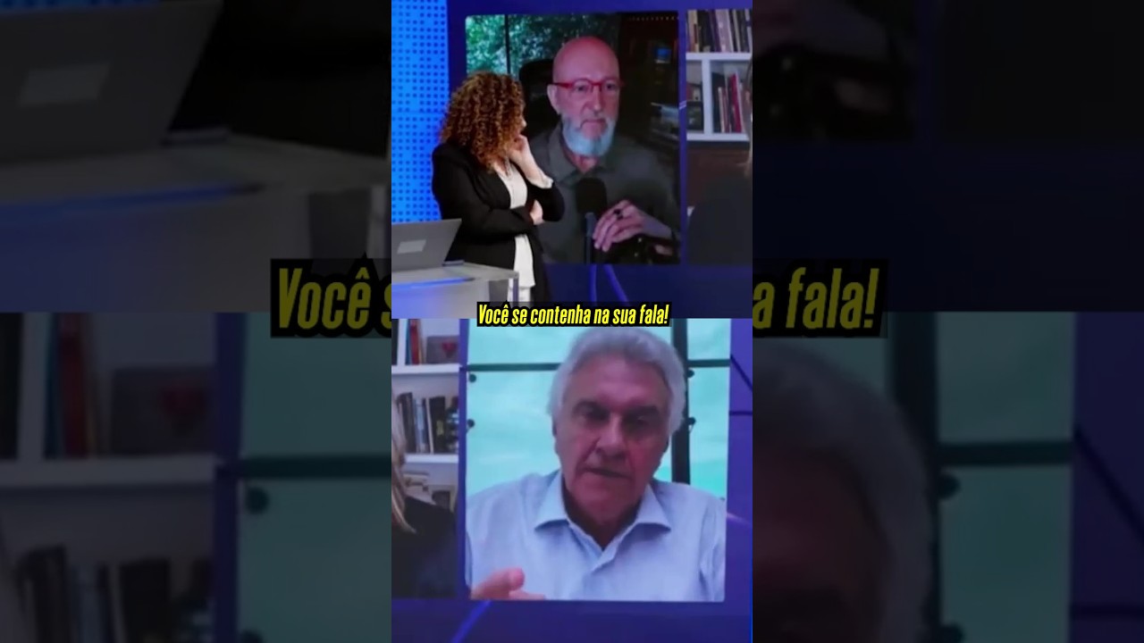 CAIADO DÁ UMA AMOSTRA DE COMO O GOVERNO FLAVIO VAI TRATAR A IMPRENSA #shorts