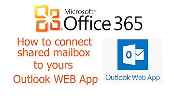 Office 365, Web App, How to connect shared mailbox to Outlook WEB App