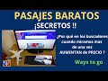 PASAJES BARATOS: ¿Por que cundo miramos mas de una vez, aumentan de precio?