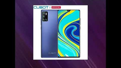 Cubot P40 Rear Quad Camera 20MP Selfie Smartphone NFC 4GB+128GB 6.2 Inch 4200mAh Android 10 Dual ...